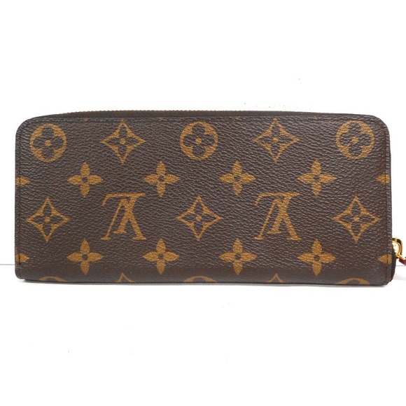 Louis Vuitton Long Wallet Monogram Portefeuille Clemence Fuchsia - Picture 2 of 11